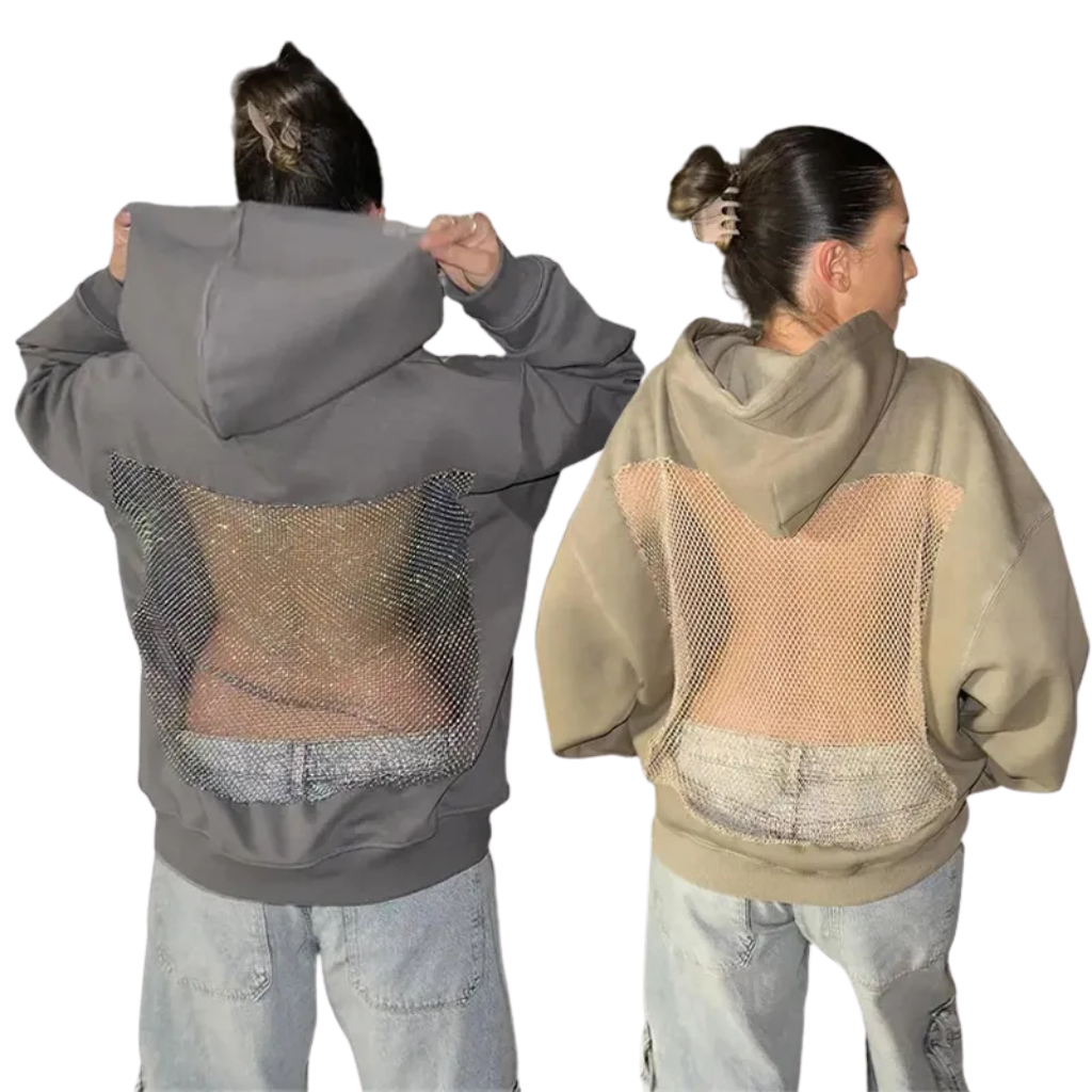 Long Backless Sleeve Hoodie For Women