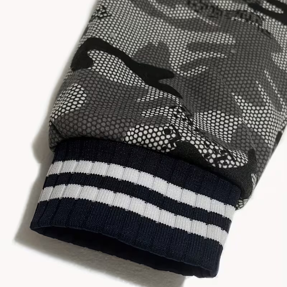 Casual Warm Fleece Lining Knit Zip Front Hoodie For Winter