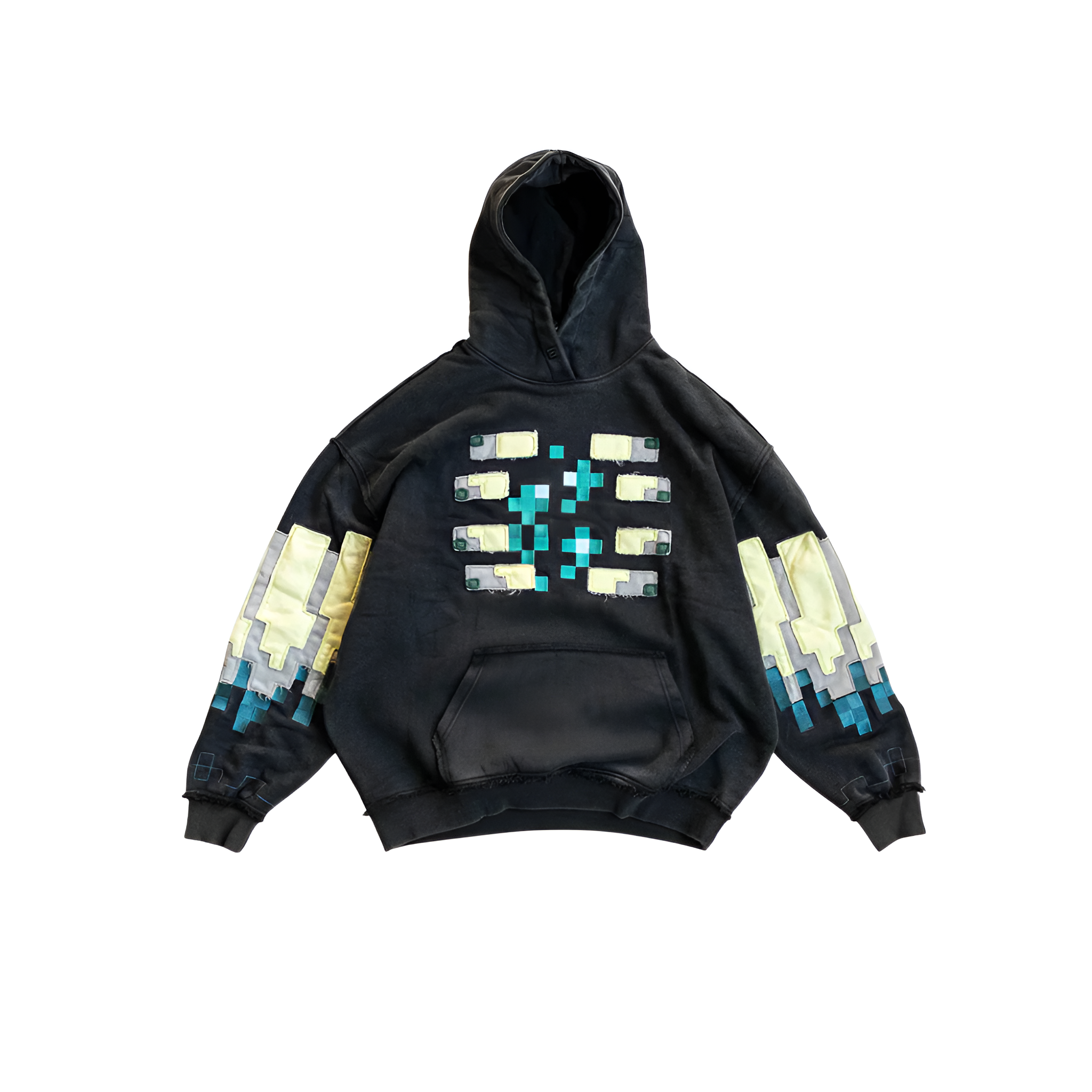 Pixel Bee Graphic Design Hoodie For Women