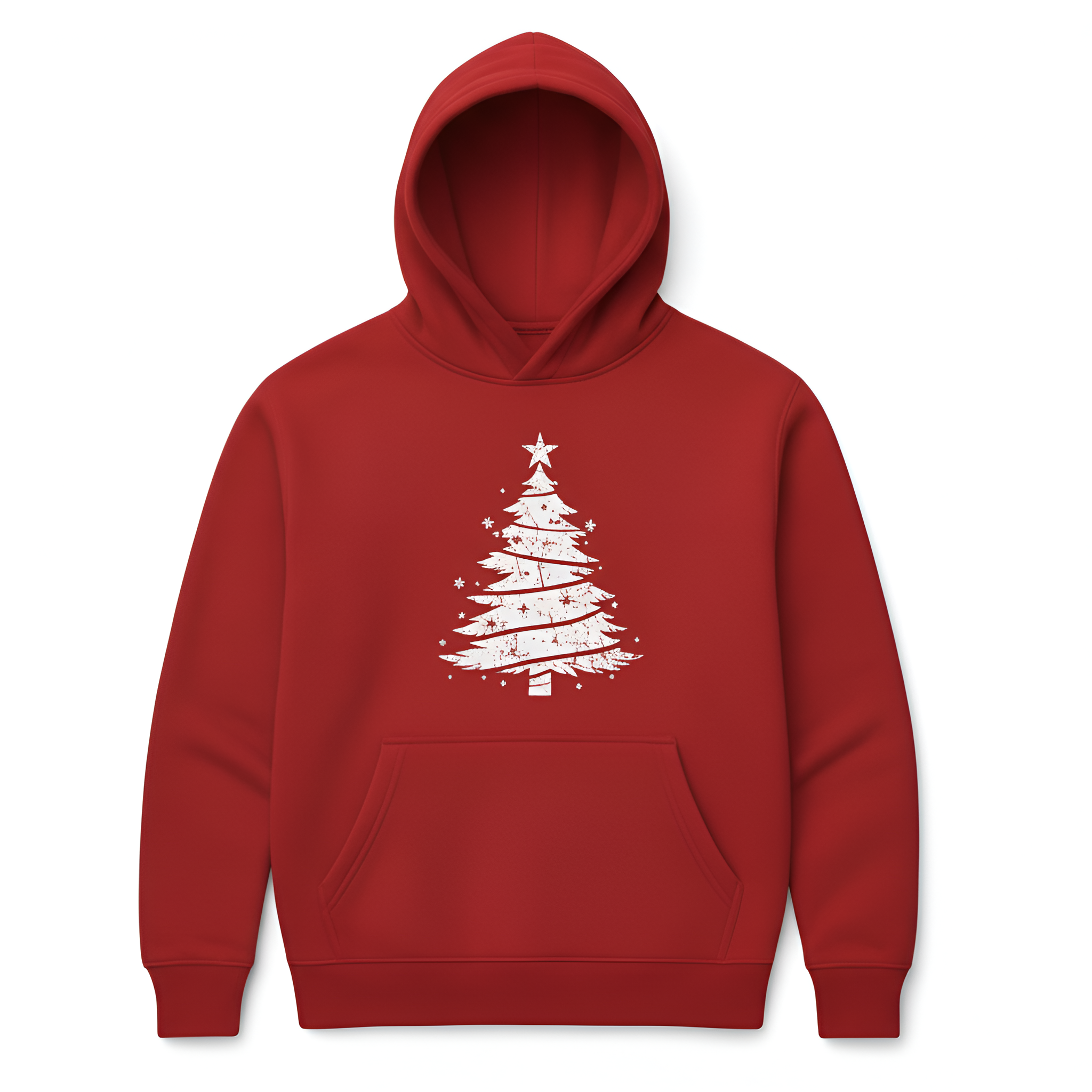 Christmas Snowflake Graphic Print Hoodie For Women