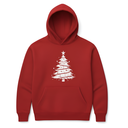 Christmas Snowflake Graphic Print Hoodie For Women