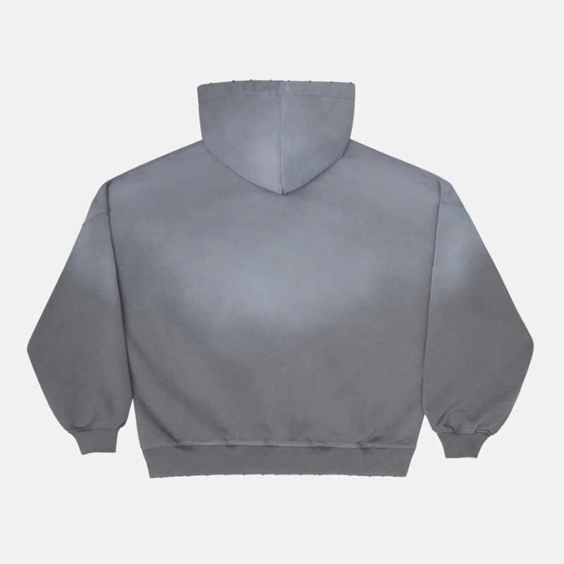 Full Zip Hoodie With Graphic Print