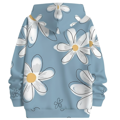 3D Cartoon Printed Hoodie For Girls