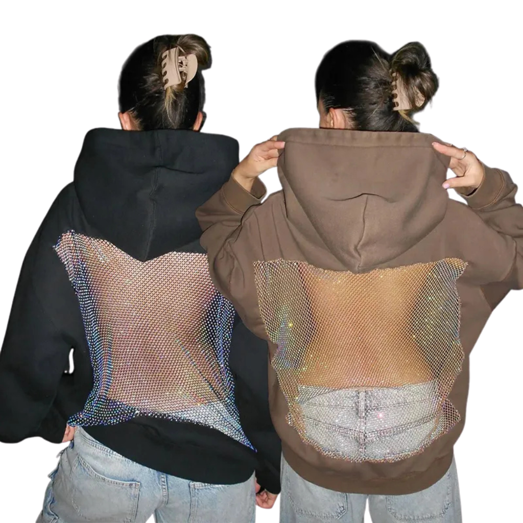Long Backless Sleeve Hoodie For Women
