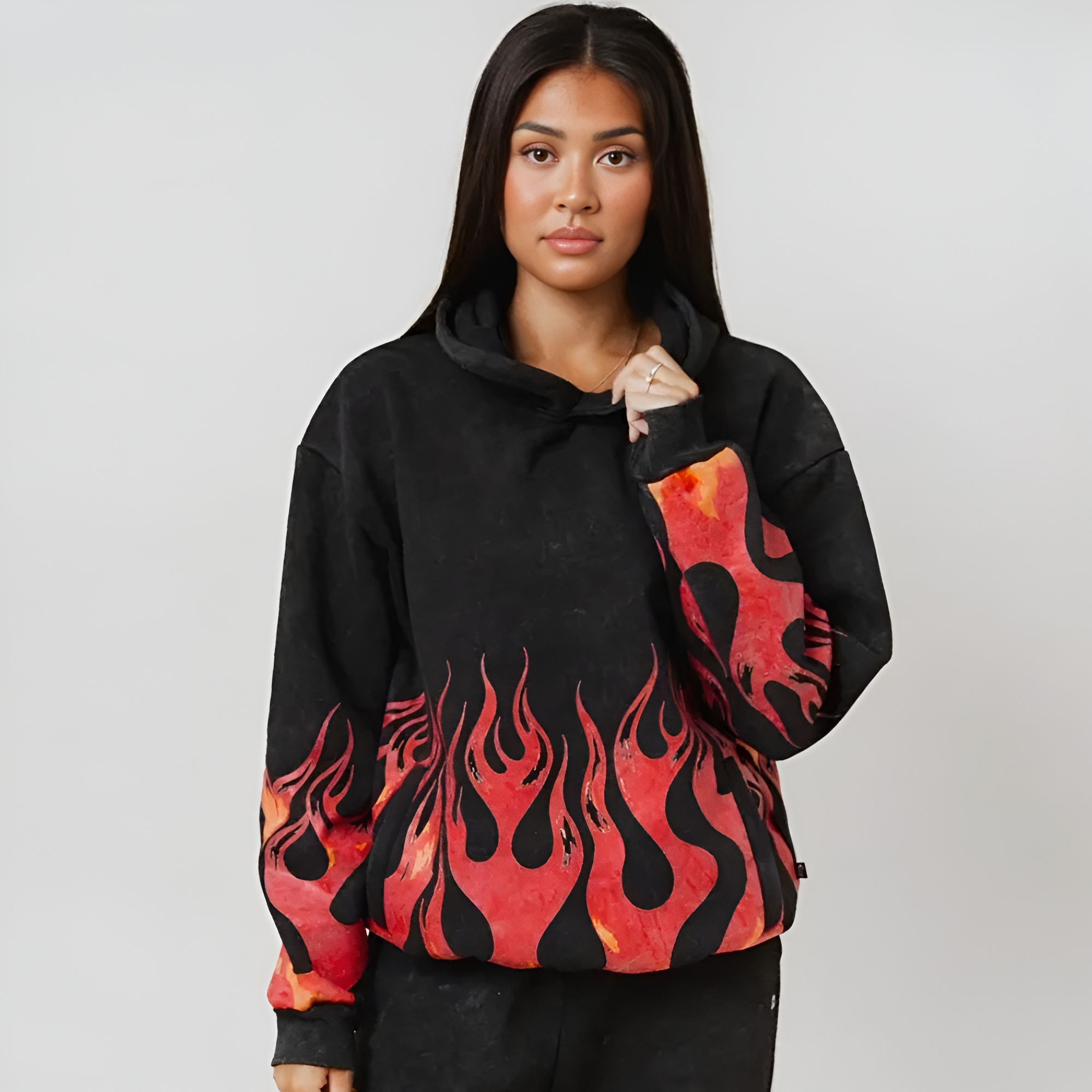 Adult Unisex Hoodie - Flames