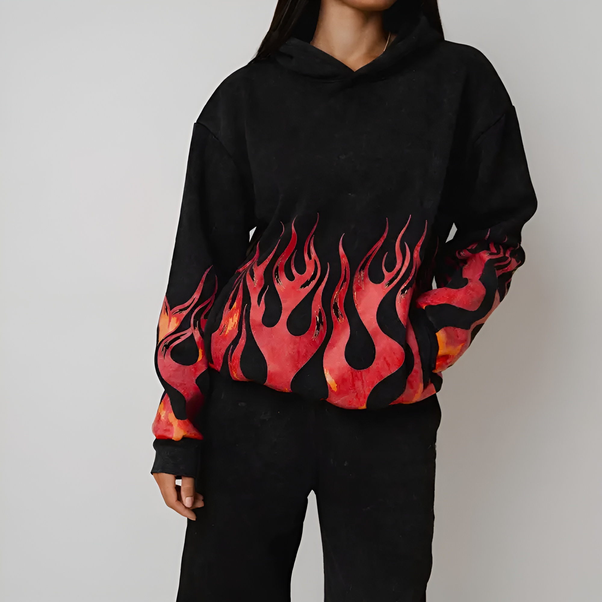 Adult Unisex Hoodie - Flames