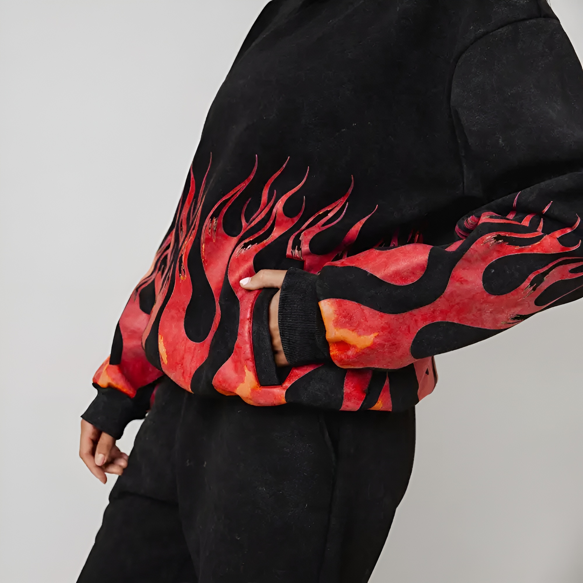 Adult Unisex Hoodie - Flames