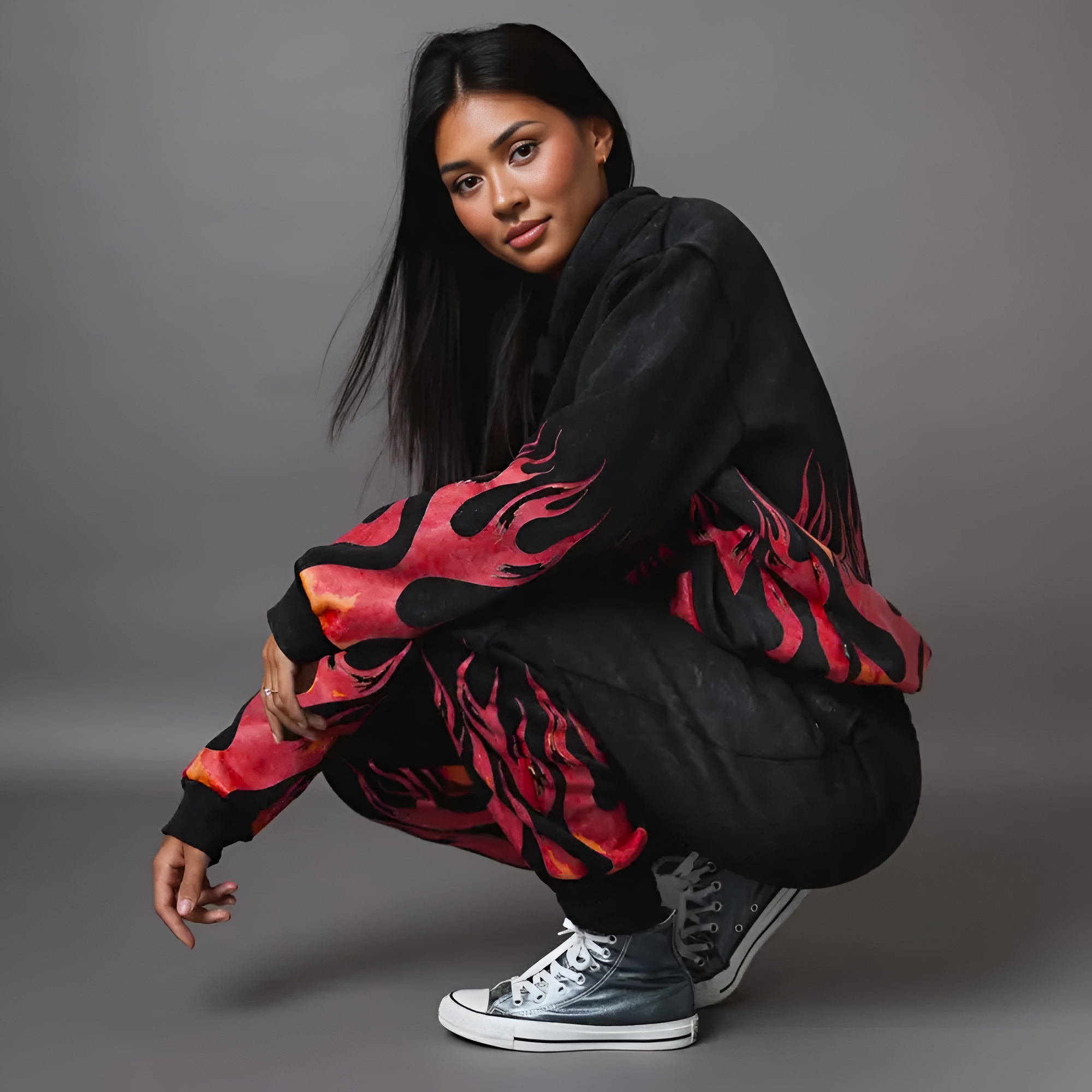 Adult Unisex Hoodie - Flames