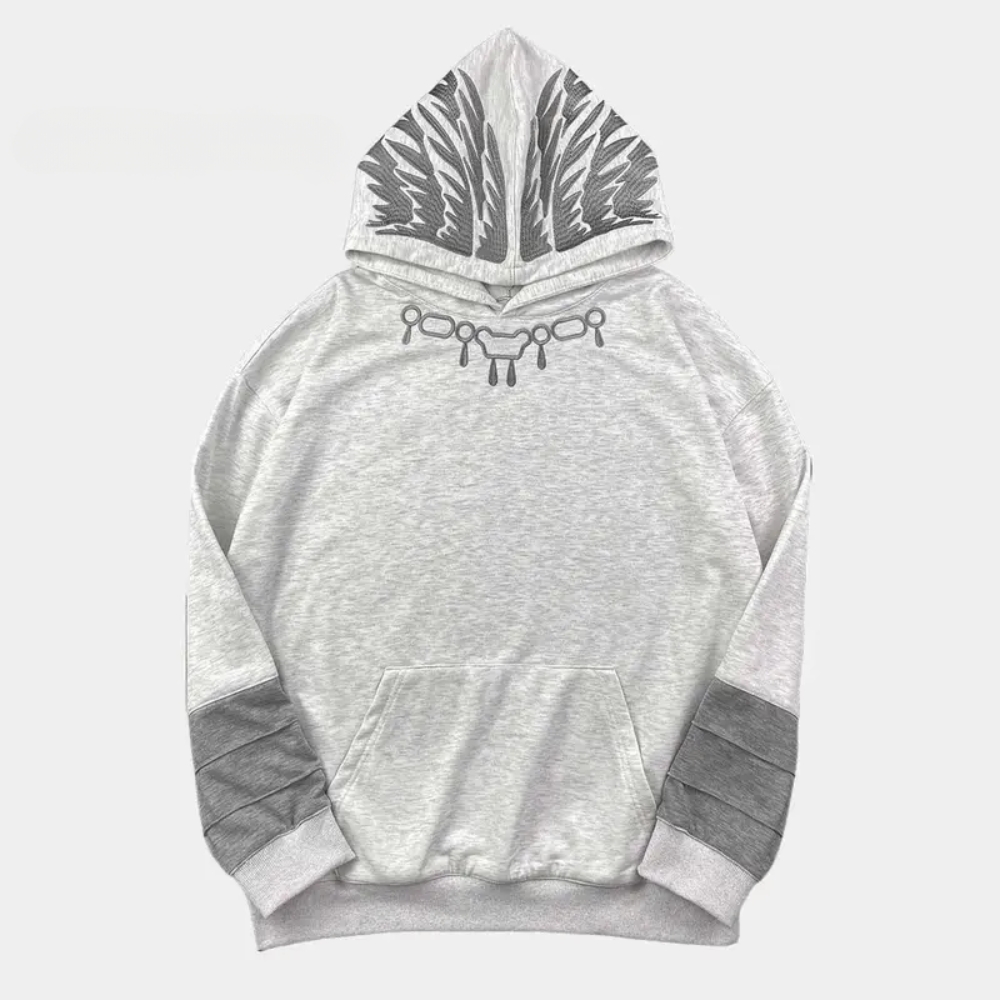 Jujutsu Kaisen Hoodie Mahoraga Washed Gray Hoodie Anime Unisex Hoodie Fashionable