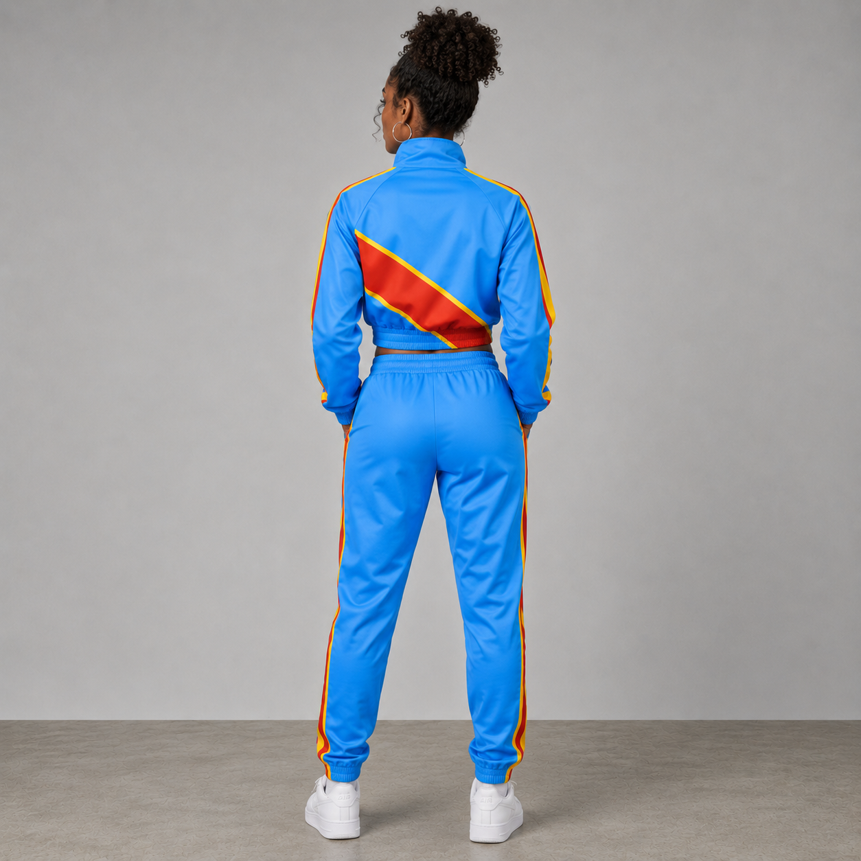 World Cup 2026 Themed Democratic Republic Of The Congo Football Fan Sweatshirt And Jogger Set