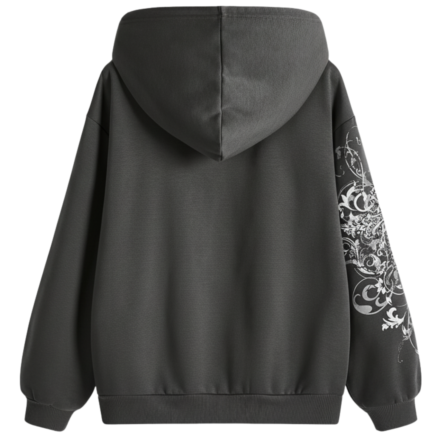 Women Gothic Angel Wings and Cross Graphic Hoodie