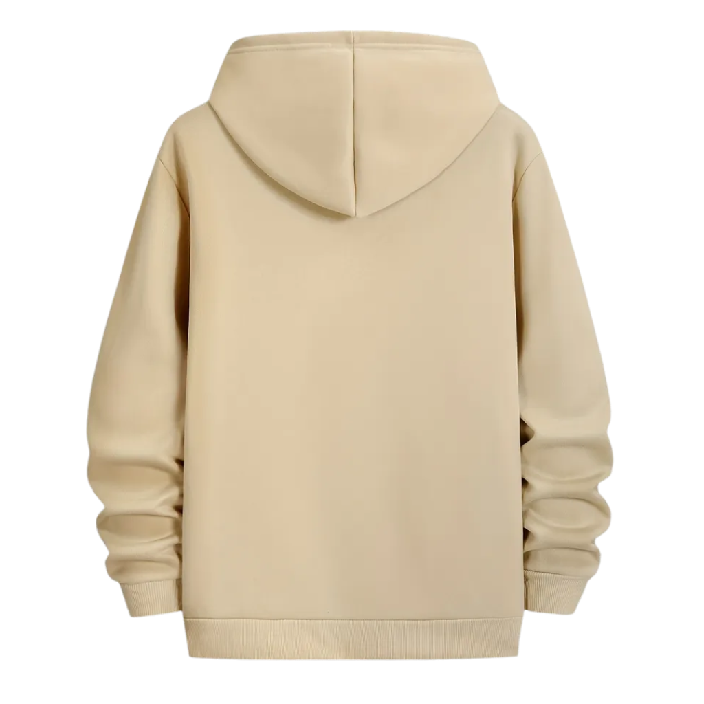 Men Geometric Print Hooded Sweatshirt 