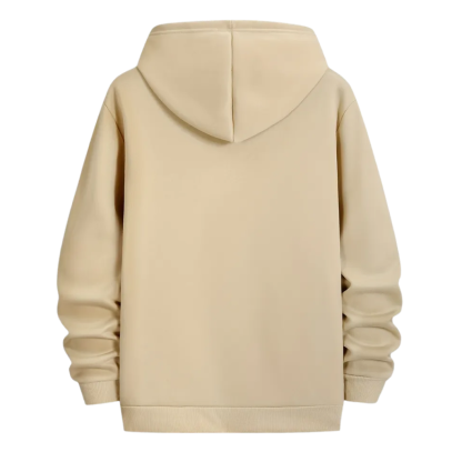 Men Geometric Print Hooded Sweatshirt 