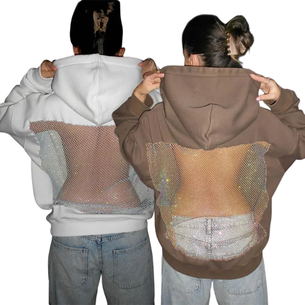 Long Backless Sleeve Hoodie For Women