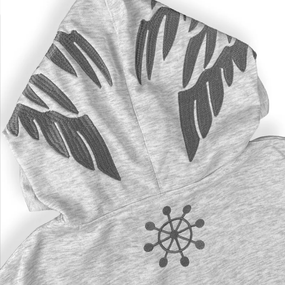 Jujutsu Kaisen Hoodie Mahoraga Washed Gray Hoodie Anime Unisex Hoodie Fashionable