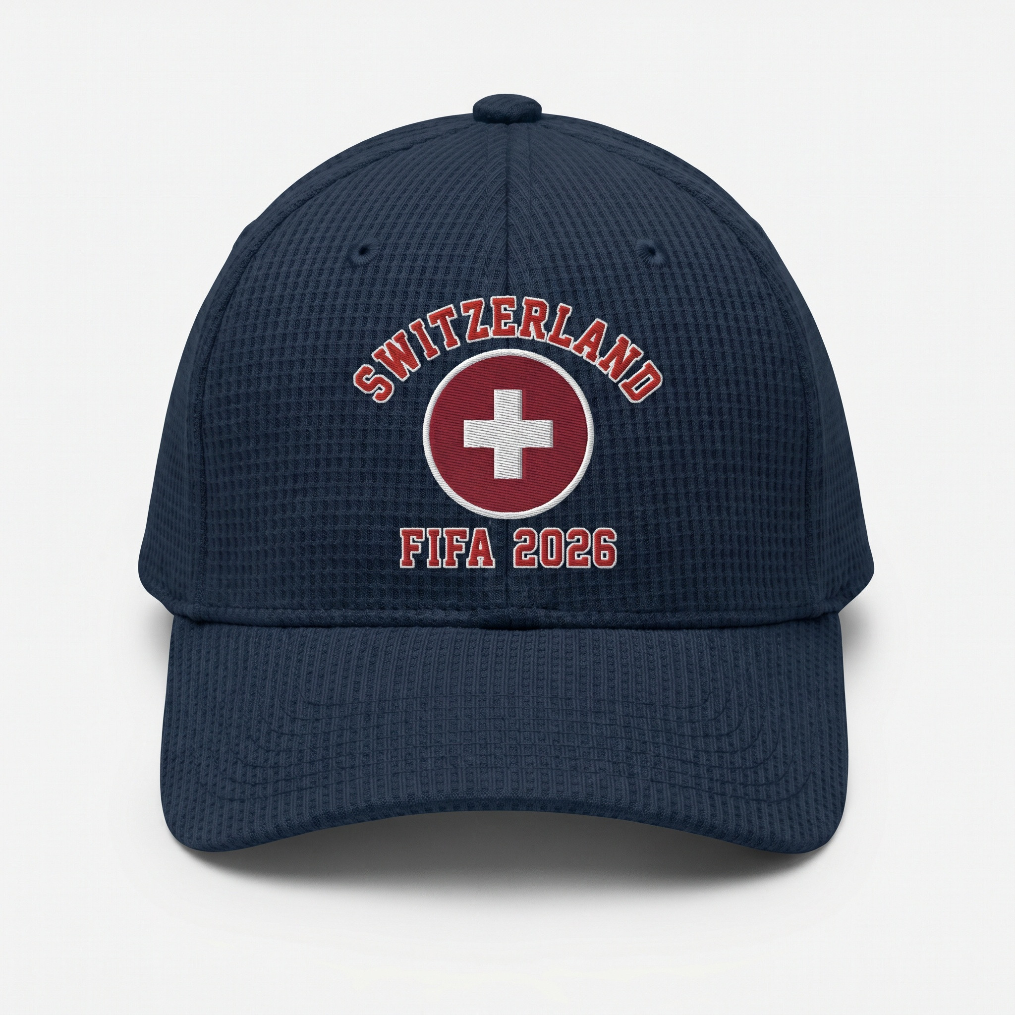 FIFA 2026 Switzerland Waffle Knit Cap in Blue