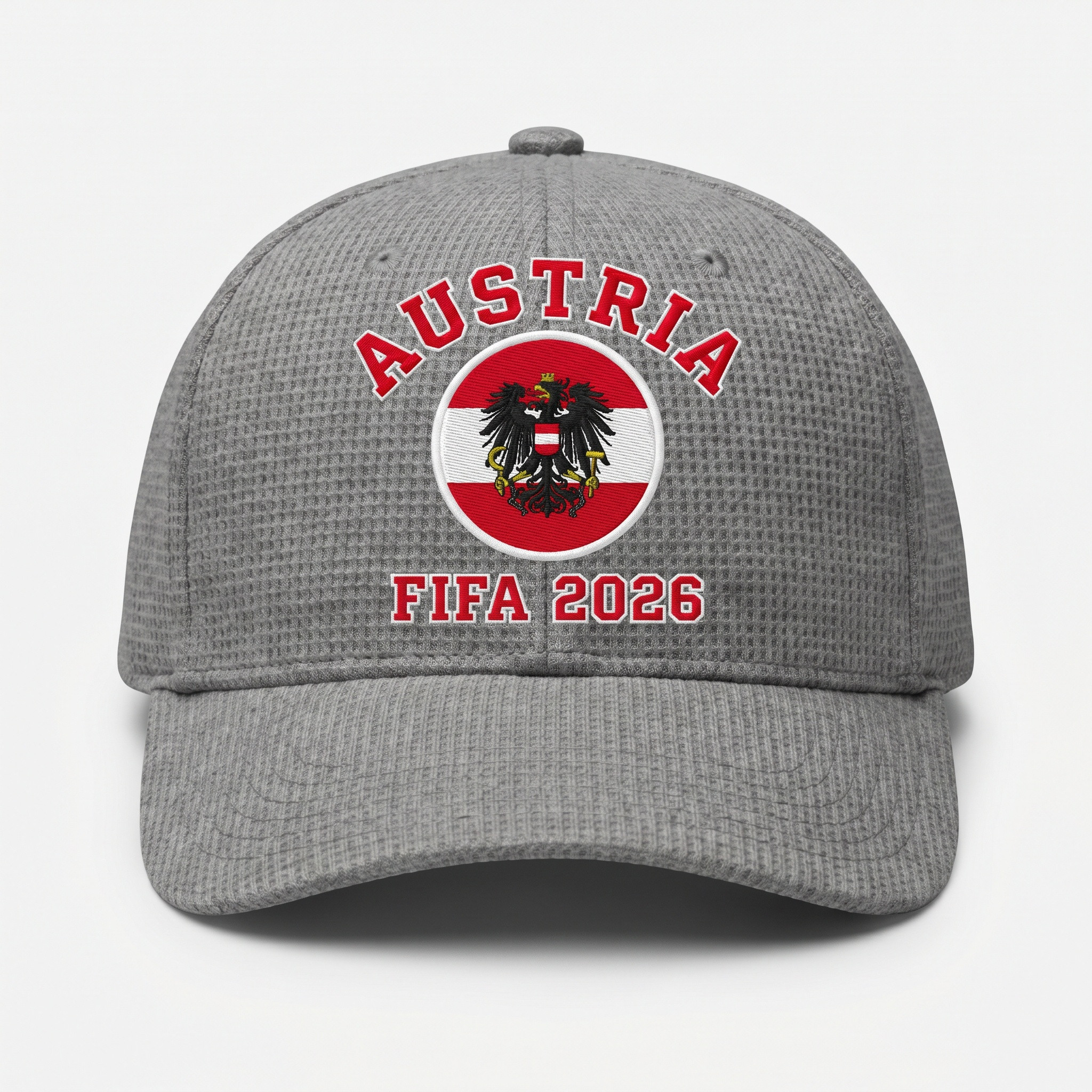 FIFA 2026 Austria Waffle Knit Cap in Gray
