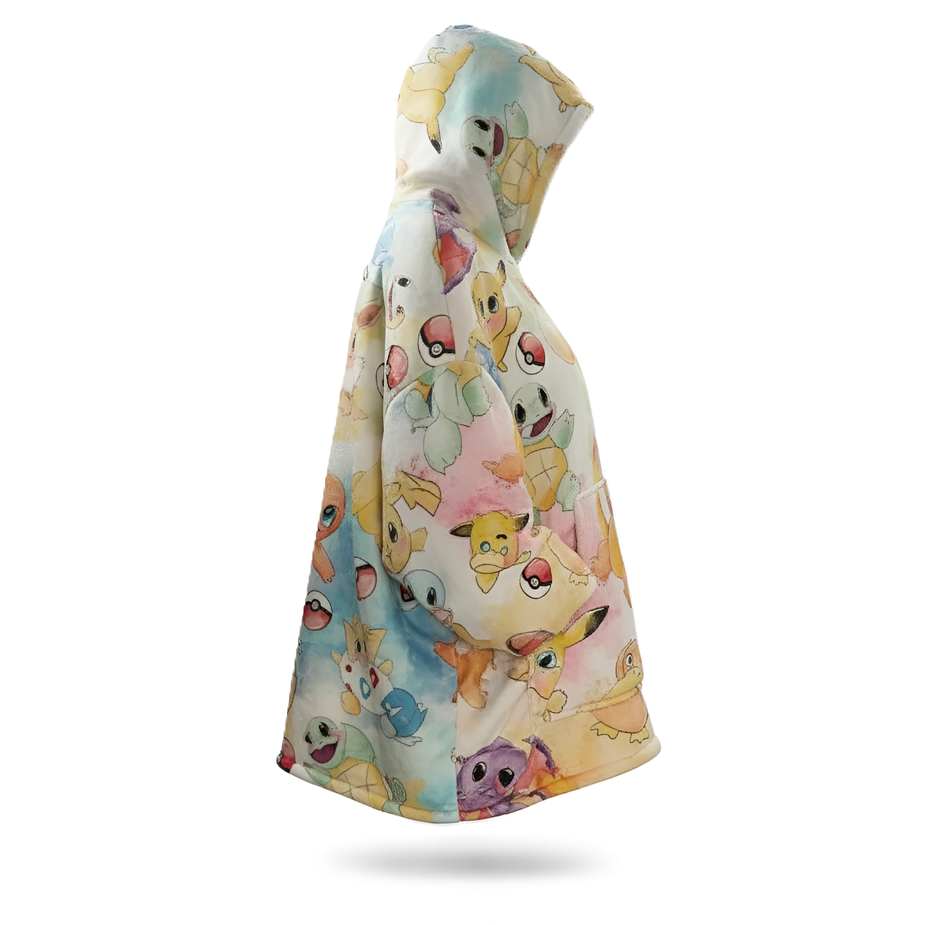 Pokemon Design Oversized Hooded Blanket Hoodie