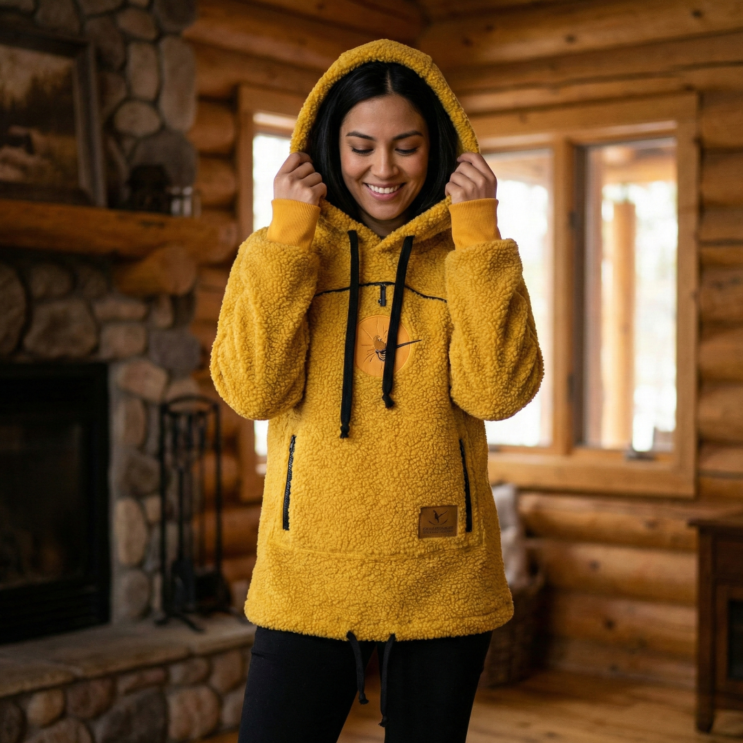 Emerald Bouclé Pet Hoodie Carrier With Pocket