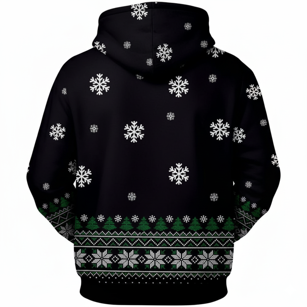 Christmas All Over Print 3D Graphic Long Sleeve Hoodie