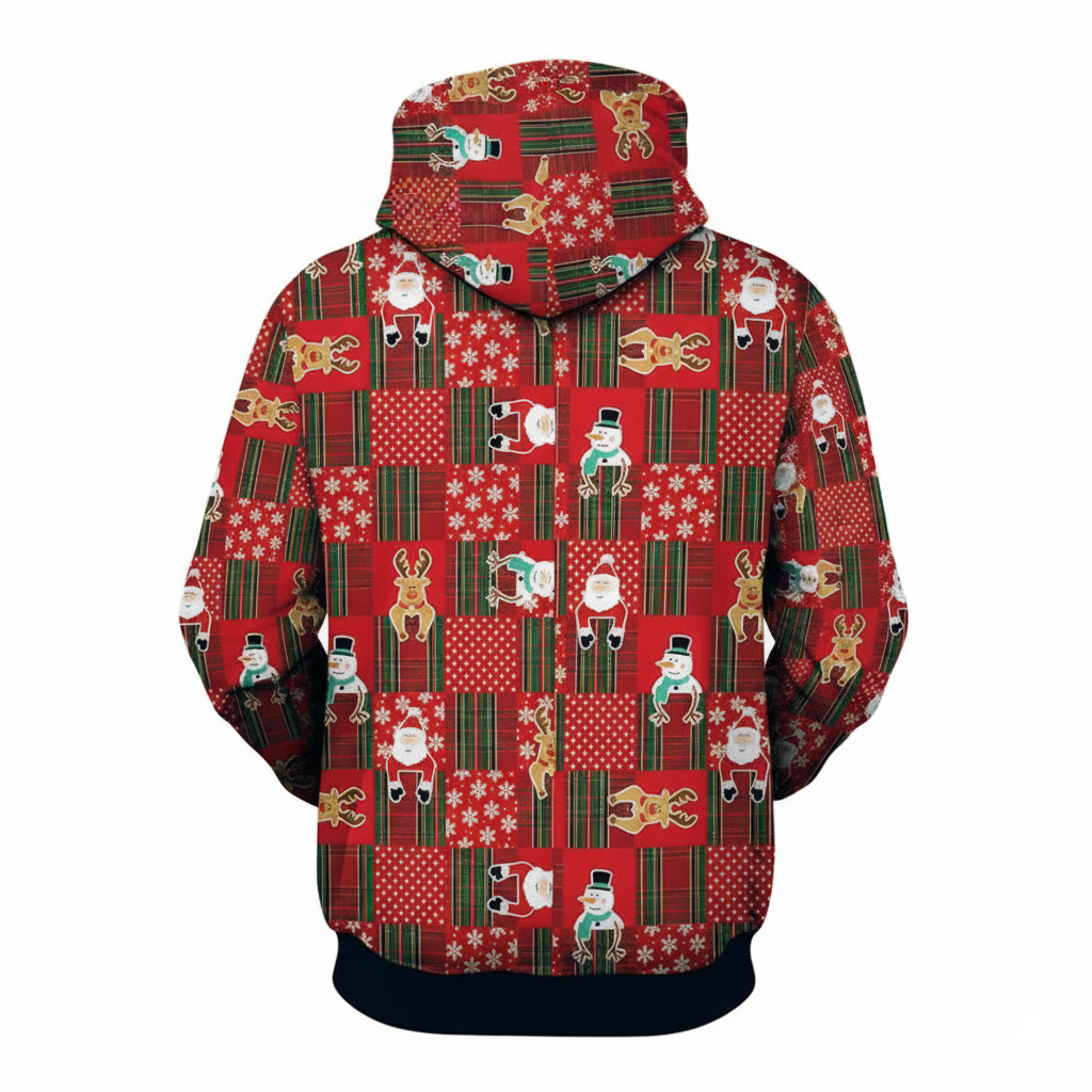 Christmas All Over Print 3D Graphic Long Sleeve Hoodie