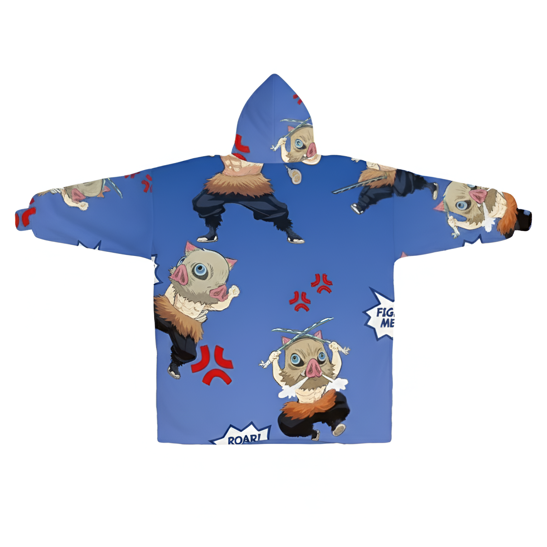 Anime Inspired Cozy Oversized Blanket Hoodie
