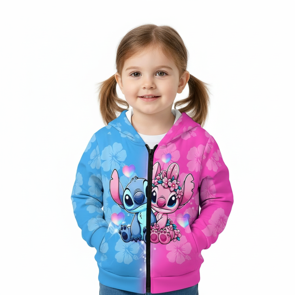 Fashionable 3D Printed Casual Cardigan Hoodie