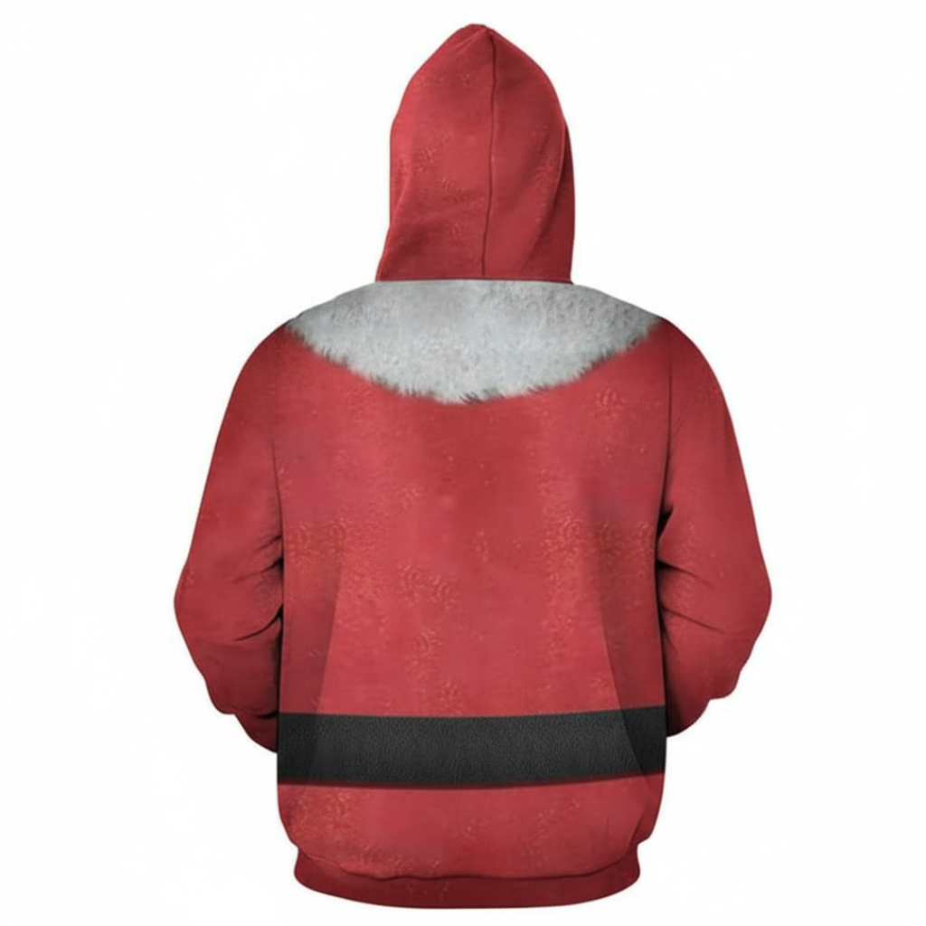 Funny Santa Claus All Over Print Hoodie