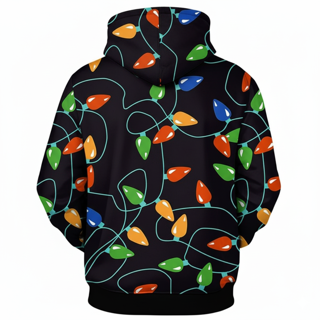 Christmas All Over Print 3D Graphic Long Sleeve Hoodie