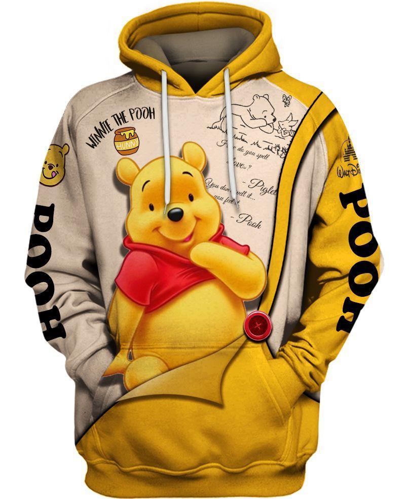 Charming Winnie The Pooh Hoodie