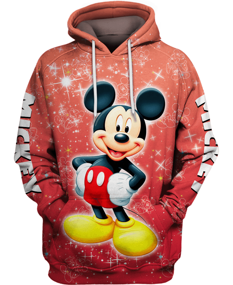 Red Mickey Mouse Hoodie