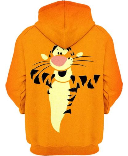 Orange Tigger Hoodie