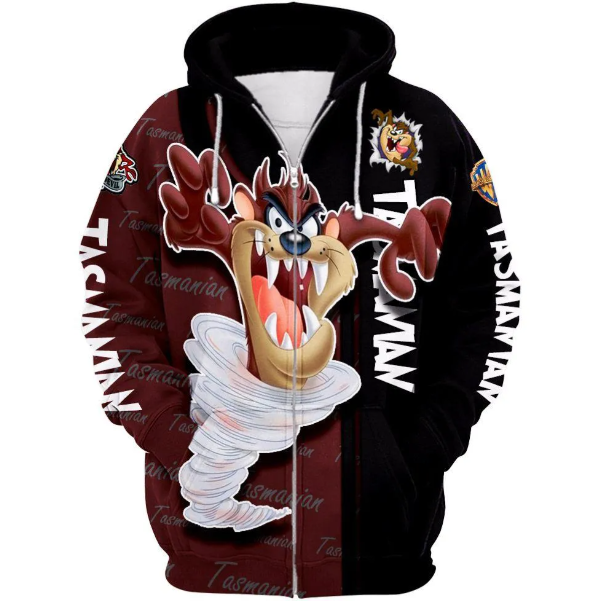 Tasmanian Devil Zip-up Hoodie