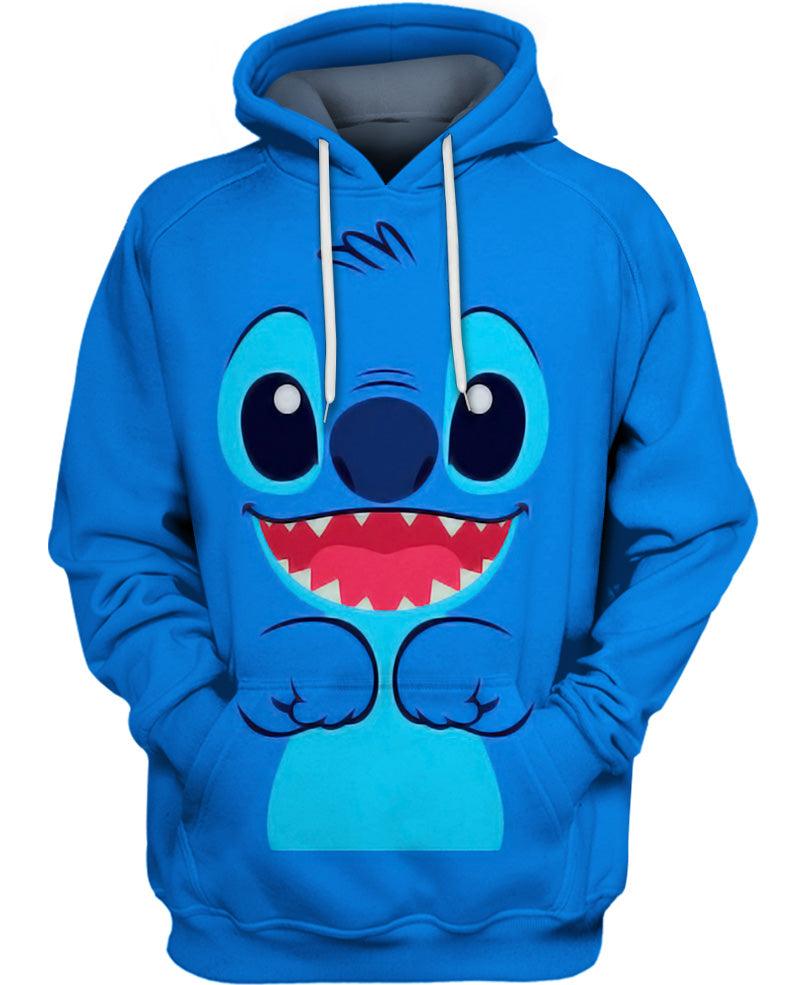 Blue Stitch Hoodie