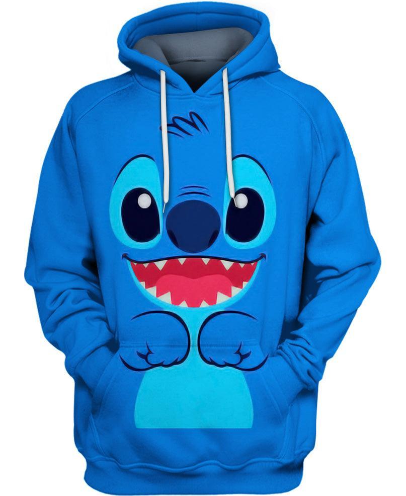 Blue Stitch Hoodie