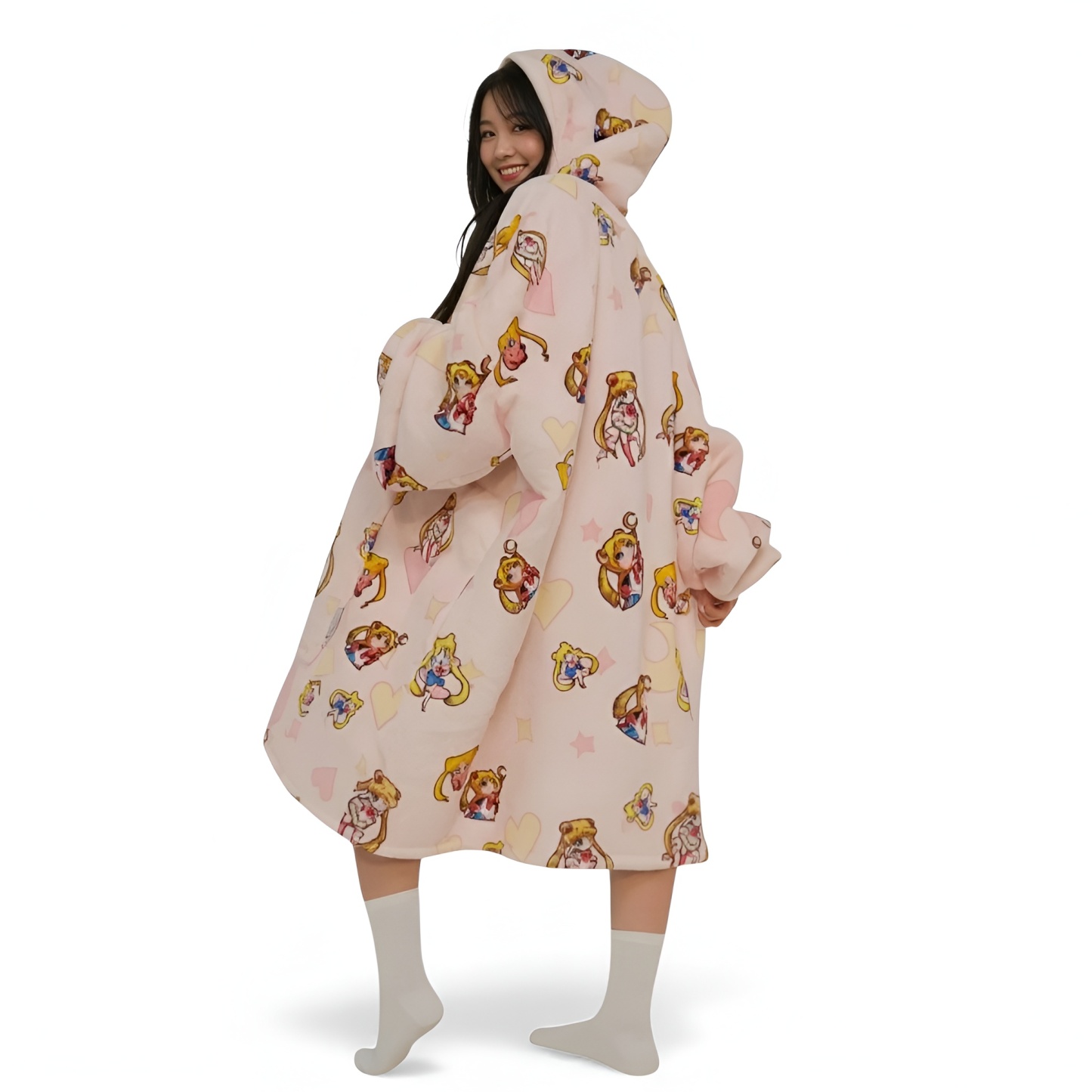 Anime Character Oversized Wearable Blanket Hoodie
