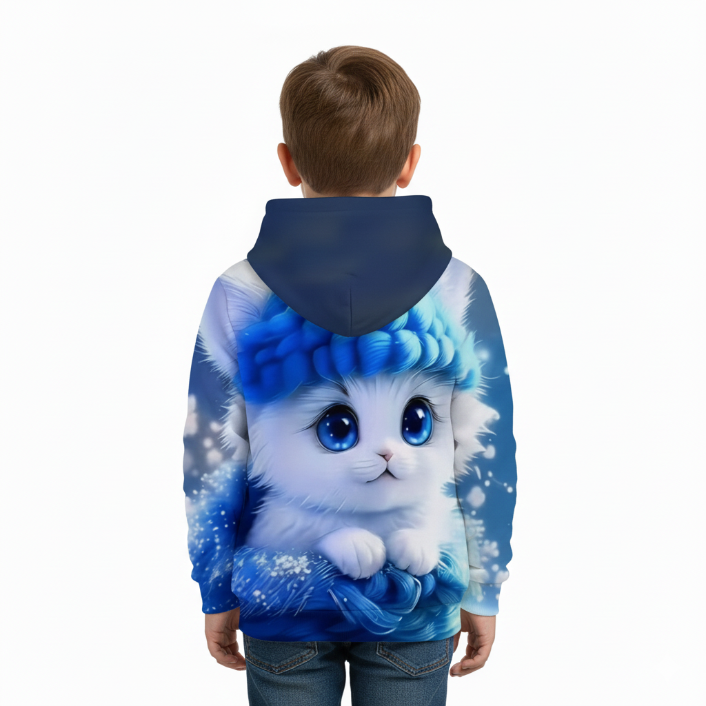 Cozy Kitten Tabby Cat Hoodies