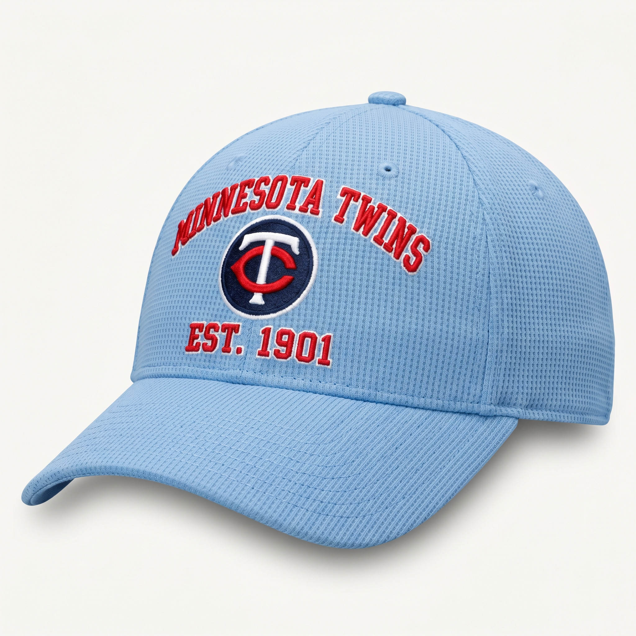 Minnesota Twins Waffle Knit Cap in Light Blue