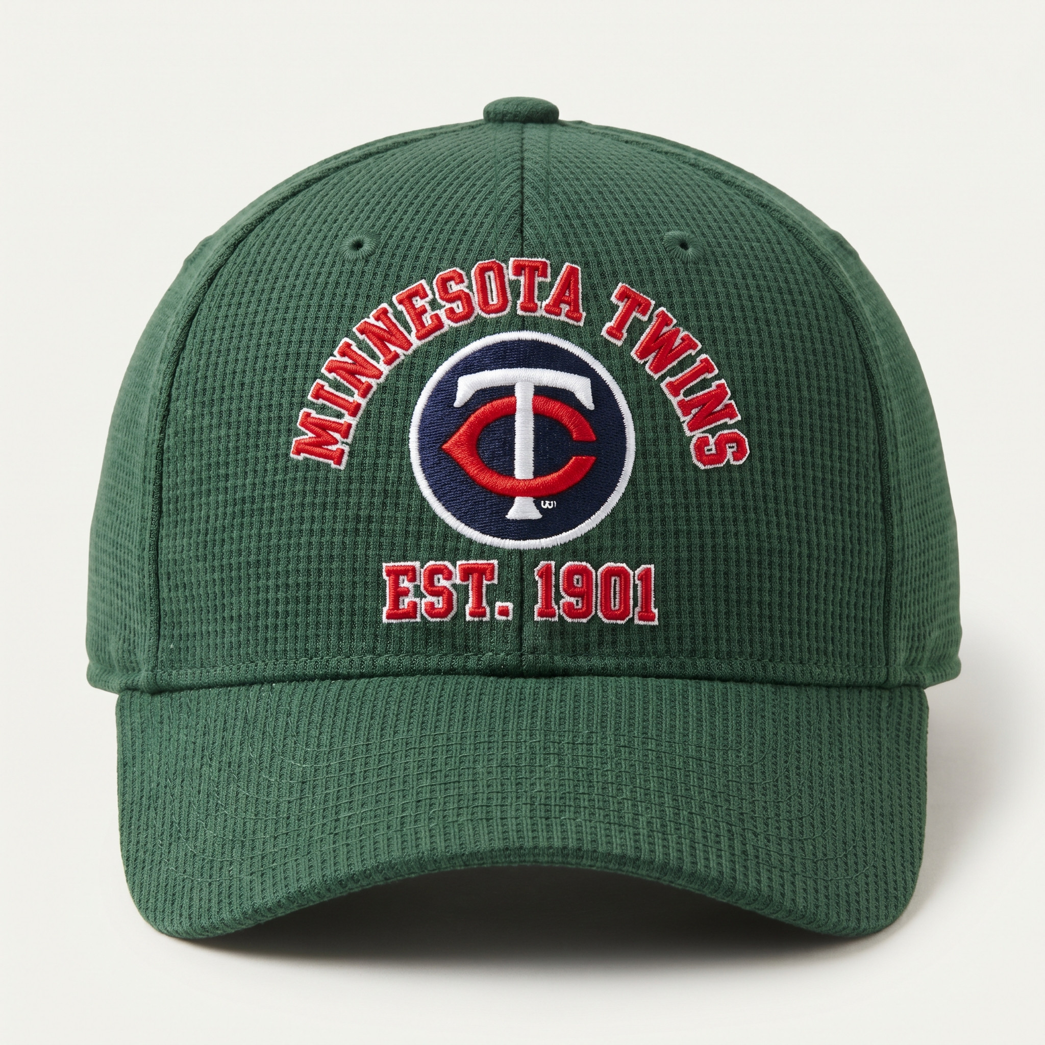 Minnesota Twins Waffle Knit Cap in Green
