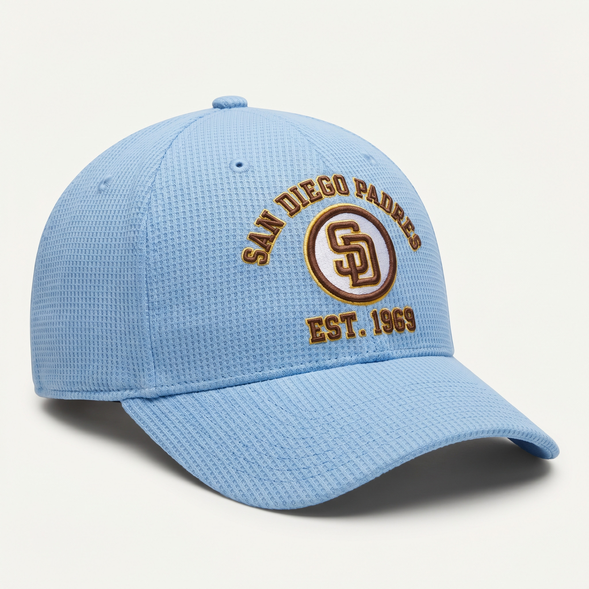 San Diego Padres Waffle Knit Cap in Light Blue