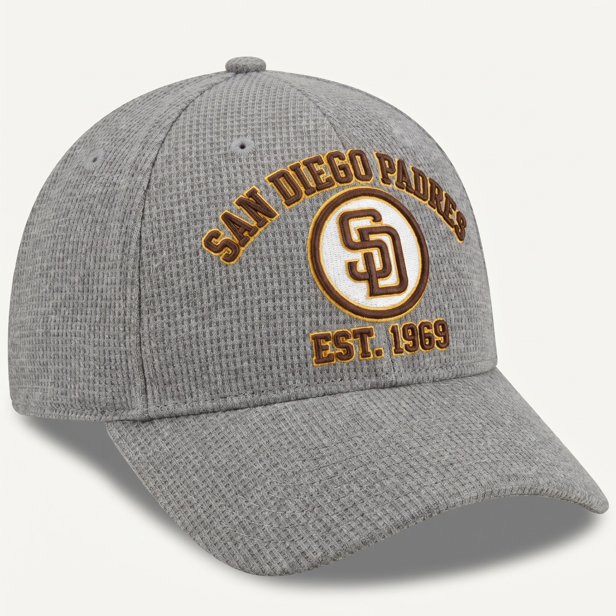 San Diego Padres Waffle Knit Cap in Gray