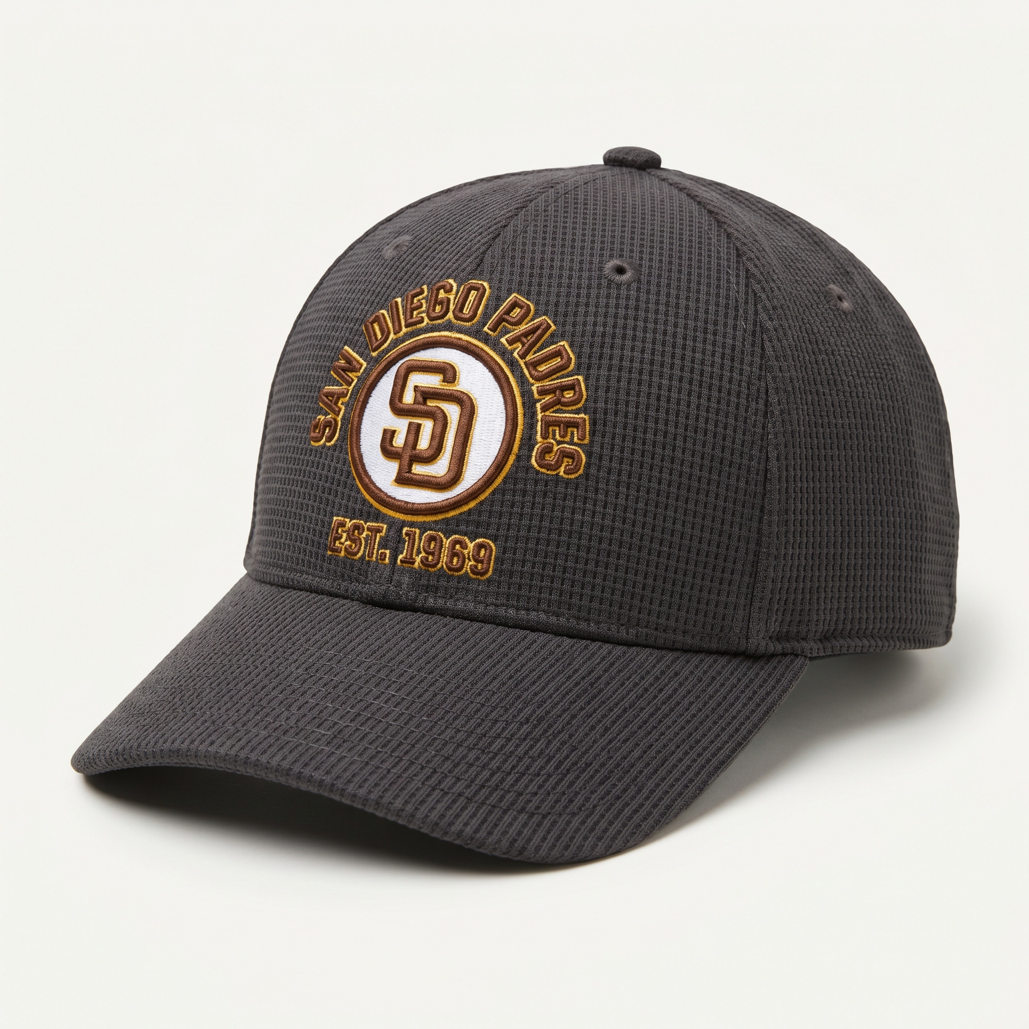 San Diego Padres Waffle Knit Cap in Dark Gray