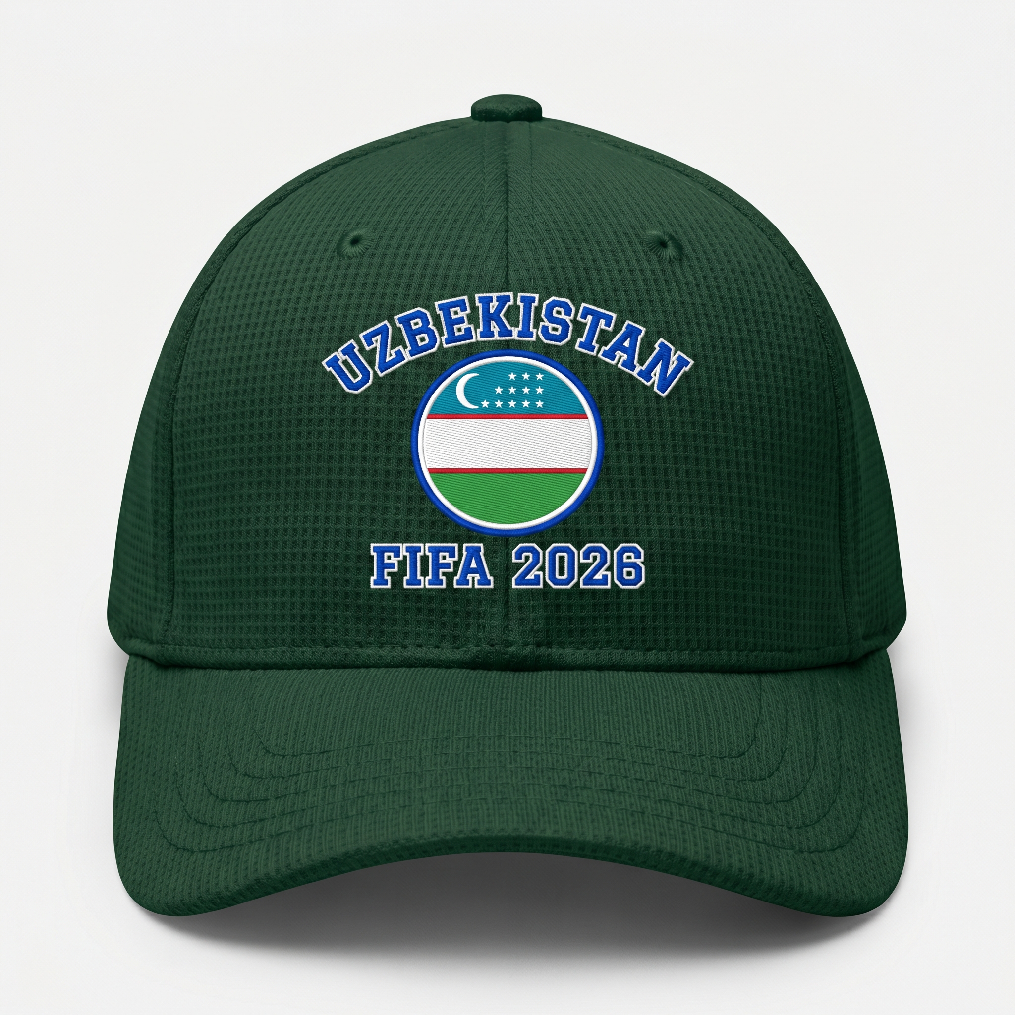 FIFA 2026 Uzbekistan Waffle Knit Cap in Green
