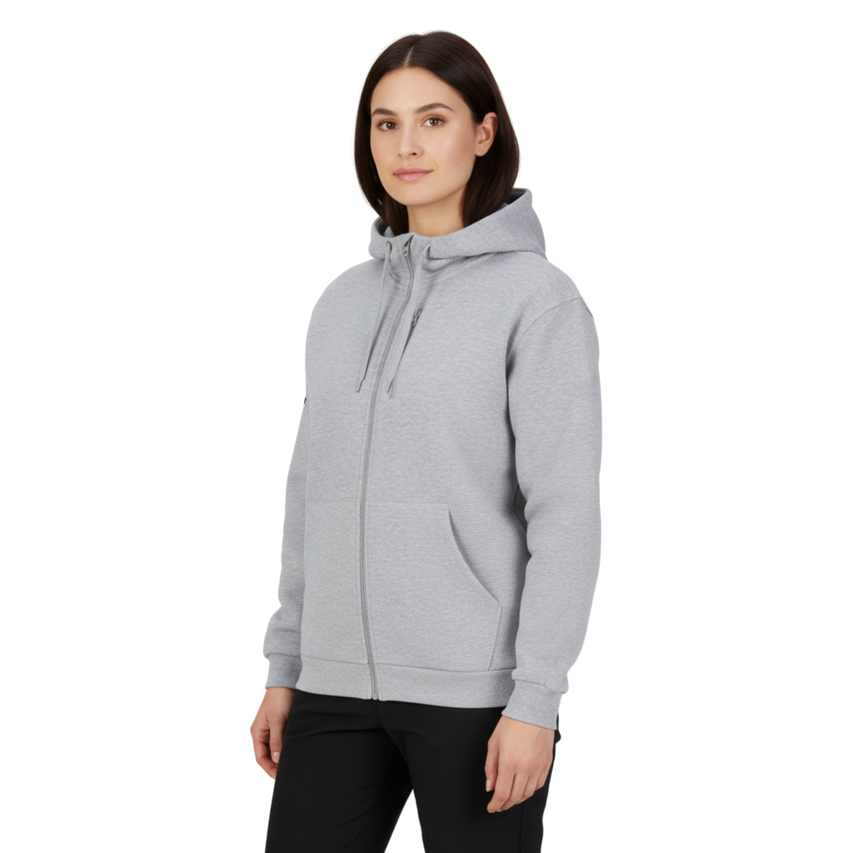 Built In Inflatable Pillow Full Zip Up Travel Hoodie