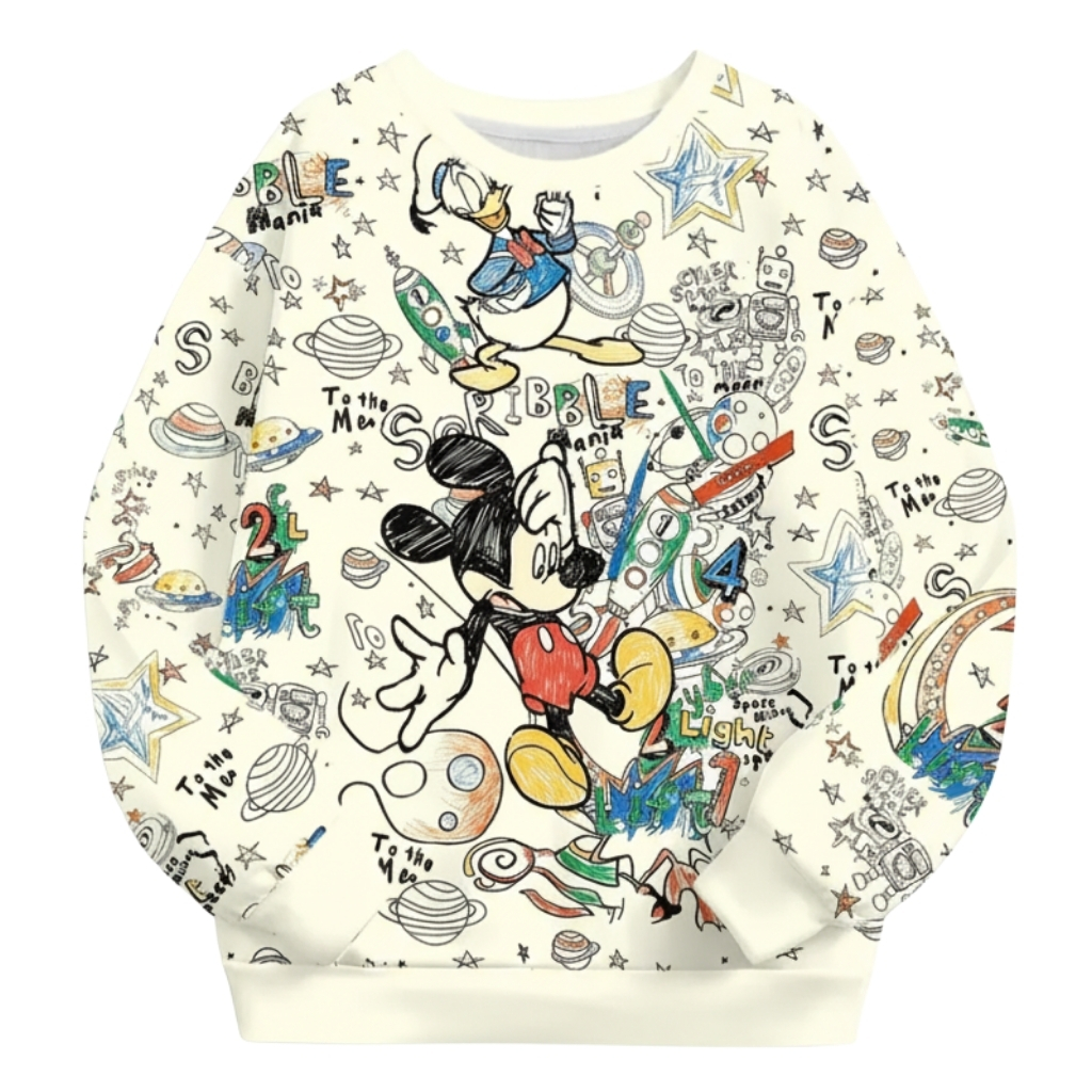 Casual Wear Classic Design Printed Sweatshirt
