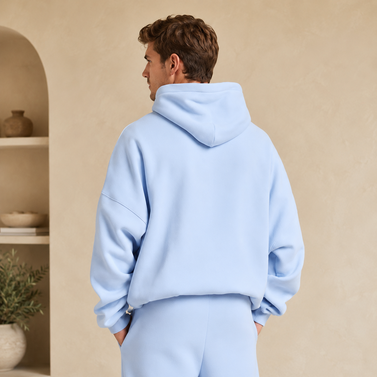 Pastel Oversized Zip Hoodie