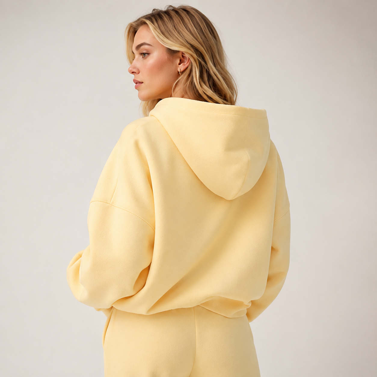 Pastel Oversized Zip Hoodie