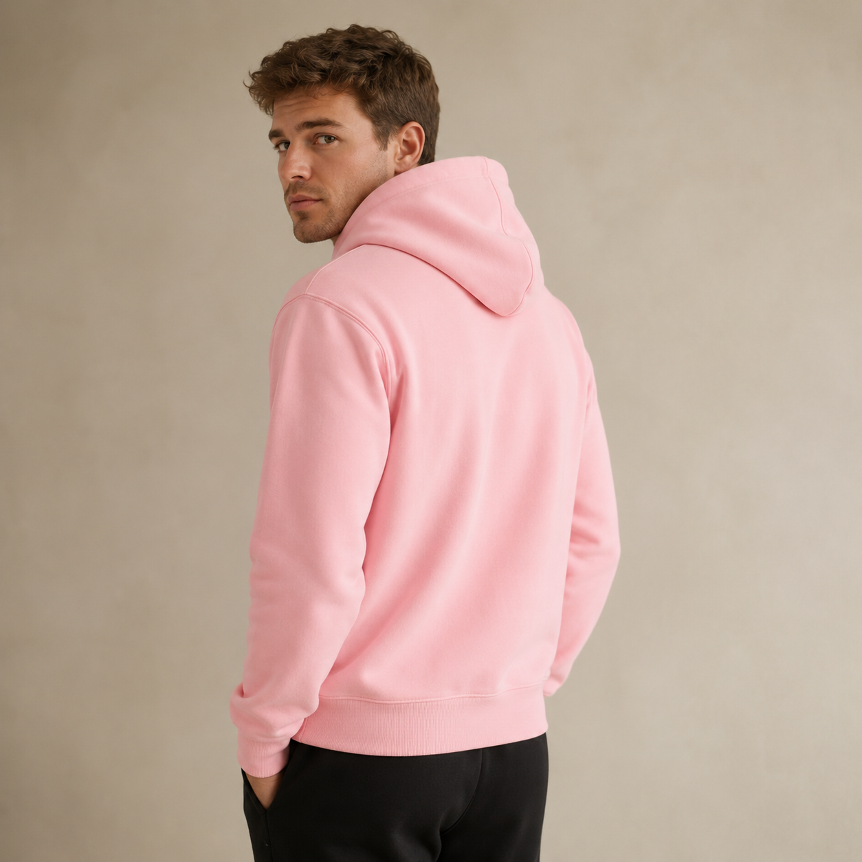 Soft Feel Travel Hoodie With Cover Design