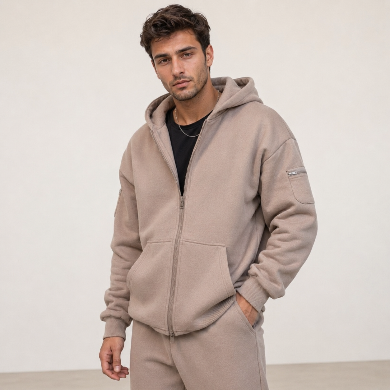 Travel Essentials Zip Hoodie