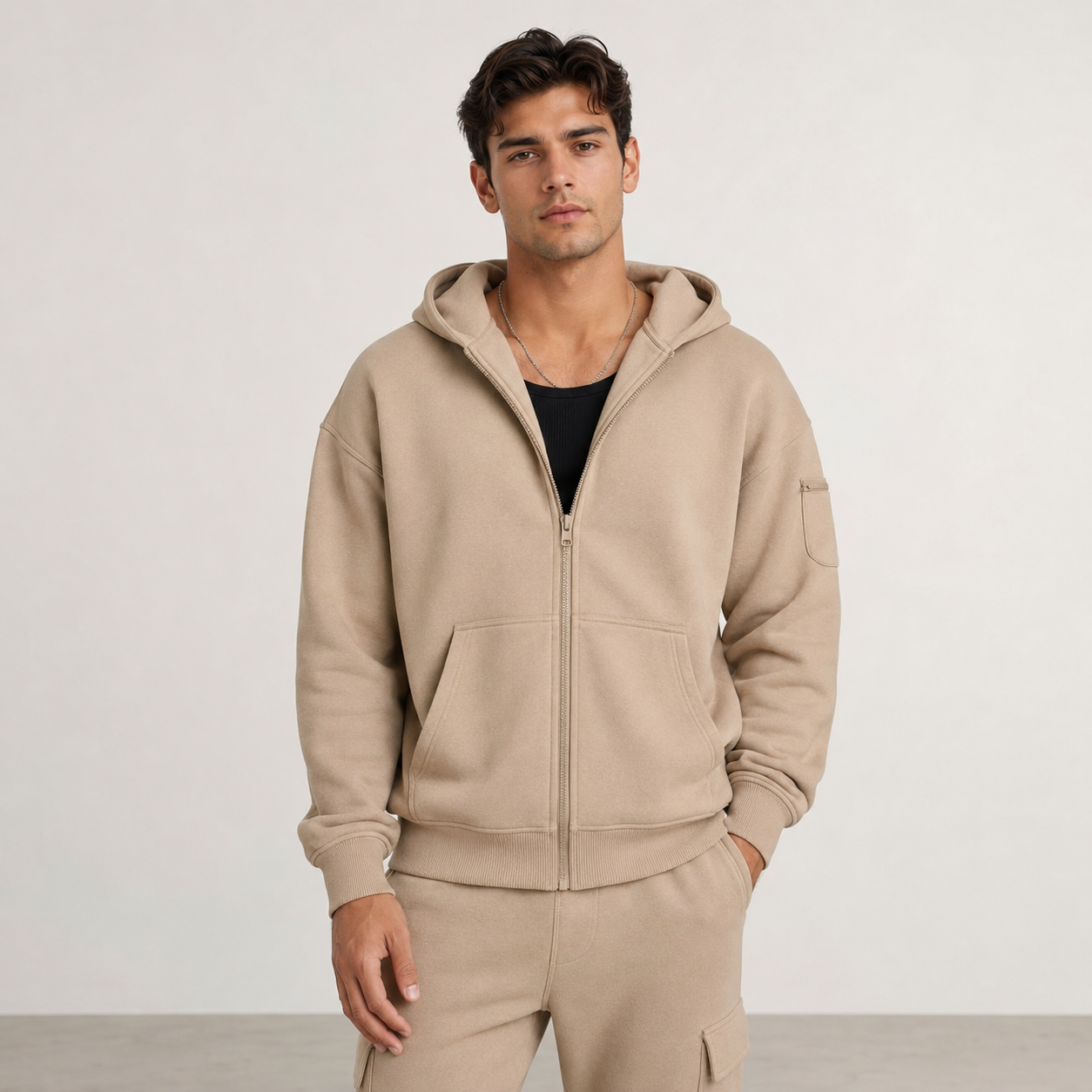 Travel Essentials Zip Hoodie